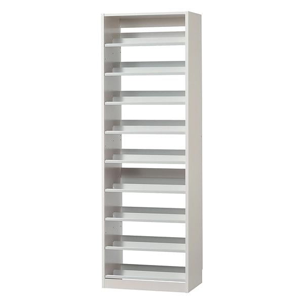 CDラック 幅59cm 9段 2列収納 奥深タイプ