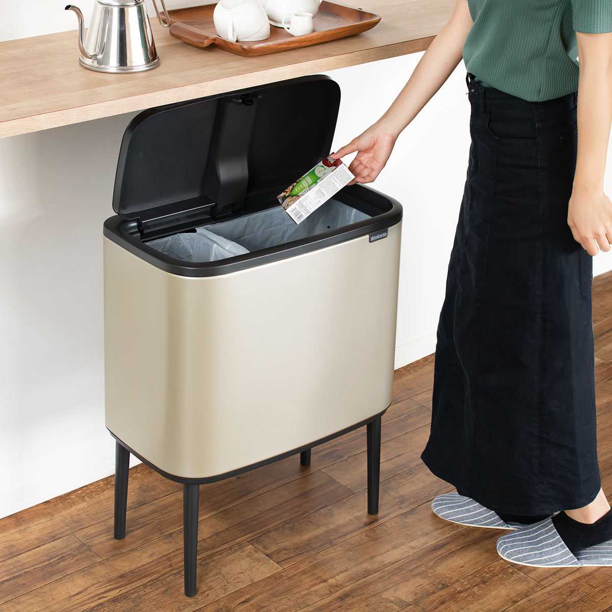 brabantia ゴミ箱 11L+23L Boタッチビン