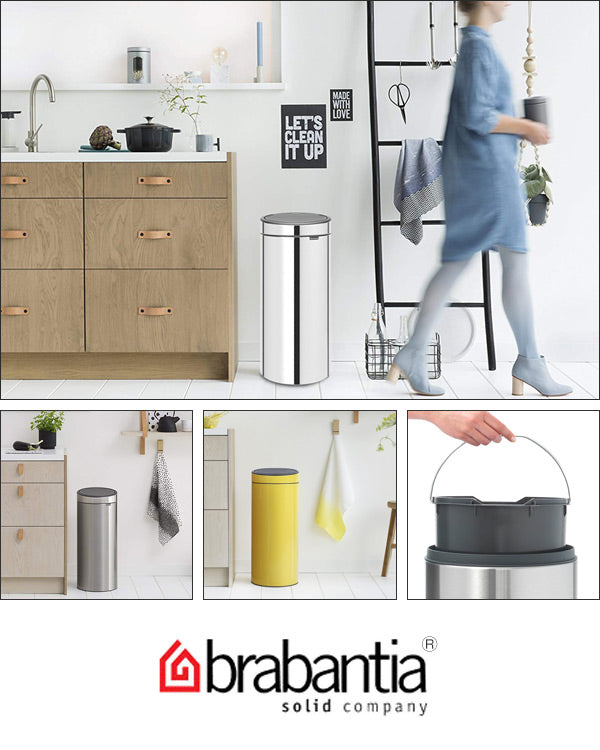 brabantia ゴミ箱 タッチビン 30L スチール ダストボックス スチール ブラバンシア
