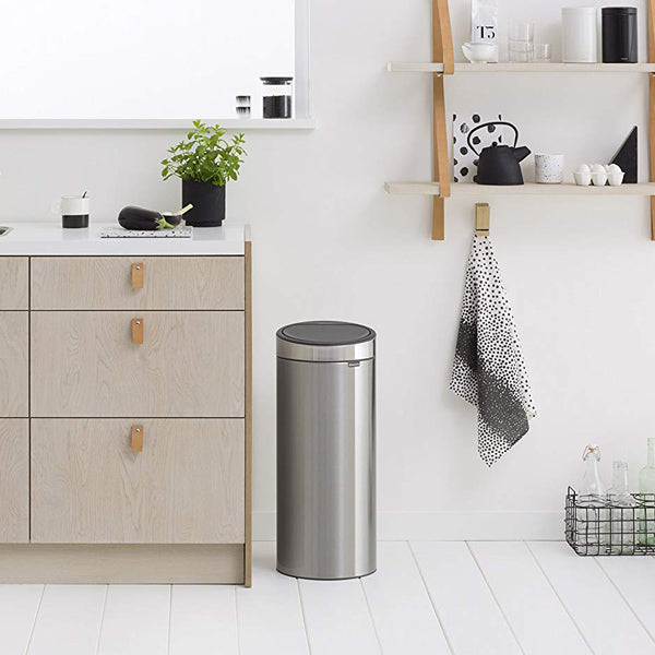 brabantia ゴミ箱 タッチビン 30L FPPマットスチール ダストボックス スチール ブラバンシア