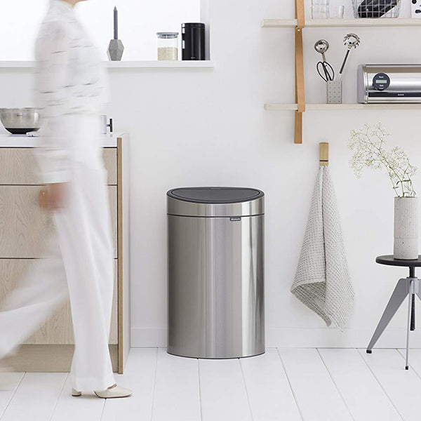 brabantia ゴミ箱 タッチビン 40L FPPマットスチール ダストボックス
