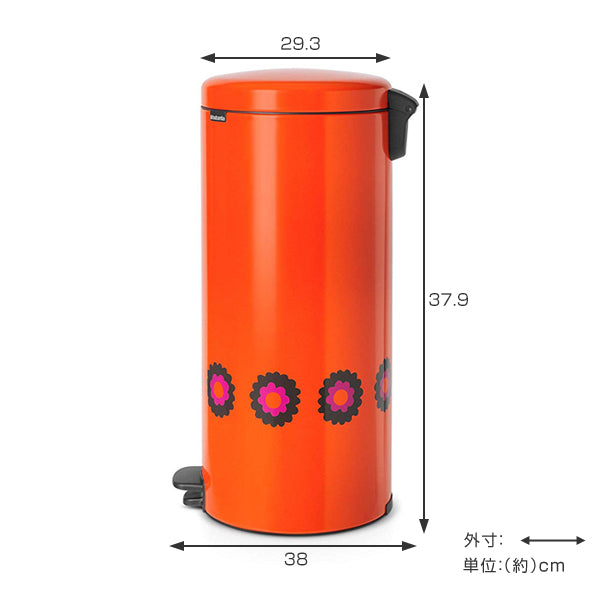 brabantia ブラバンシア ゴミ箱 100周年記念限定 ペダルビン NEWICON30リットル パトリス ふた付き