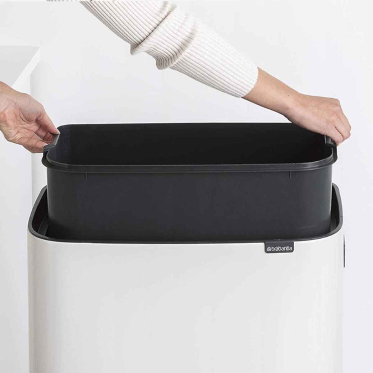 brabantia ブラバンシア ゴミ箱 BO タッチビン HI 60L ふた付き ホワイト