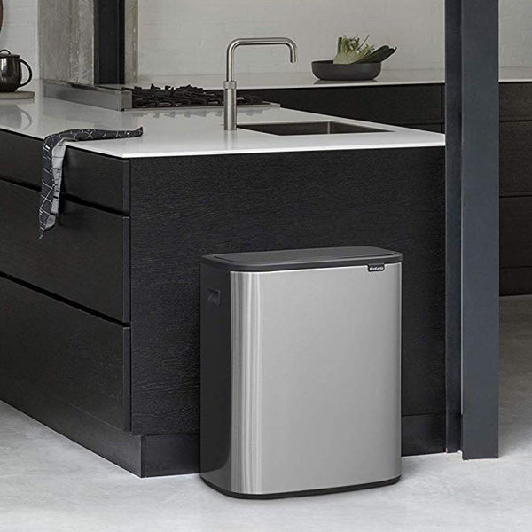 brabantia ブラバンシア ゴミ箱 BO タッチビン 2X30L FPPマット ふた付き