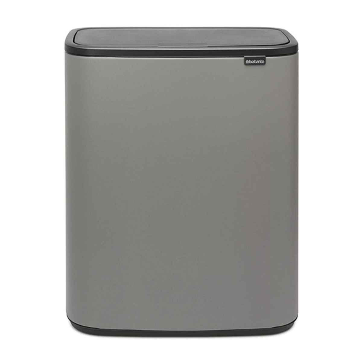 brabantia ブラバンシア ゴミ箱 BO タッチビン 60L ふた付き ミネラルコンクリートグレー
