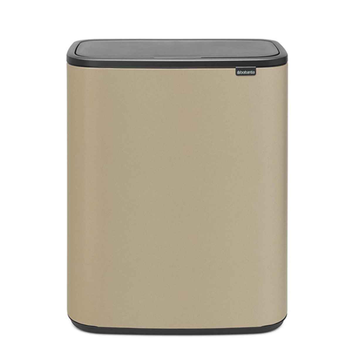 brabantia ブラバンシア ゴミ箱 BO タッチビン 60L ふた付き ミネラルコンクリートグレー