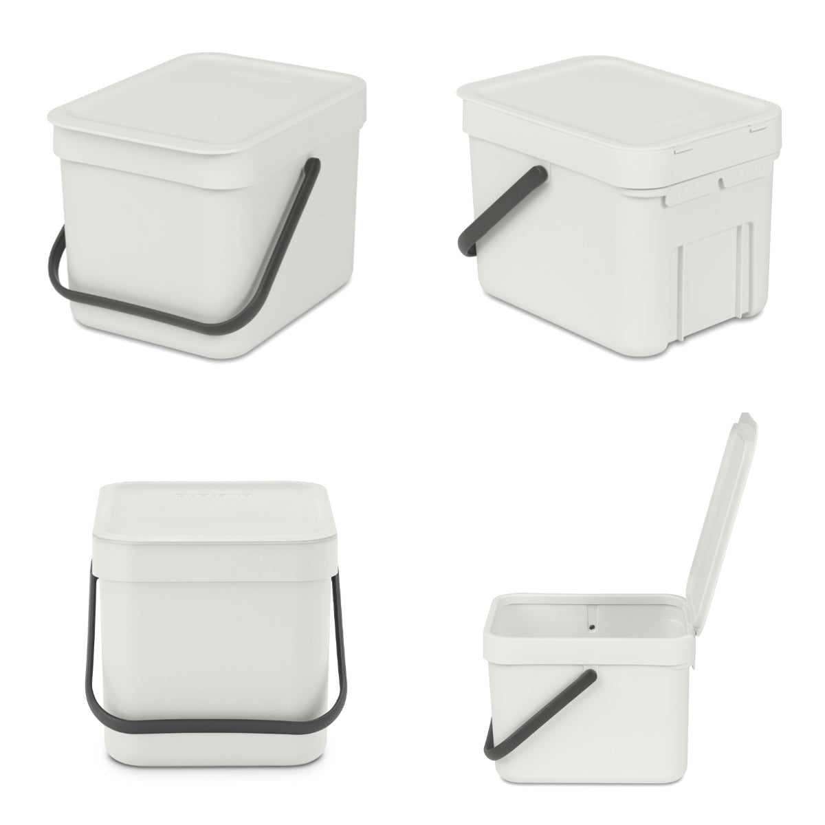 brabantia ゴミ箱 6L ソート&ゴー ウェイストビン ふた付き