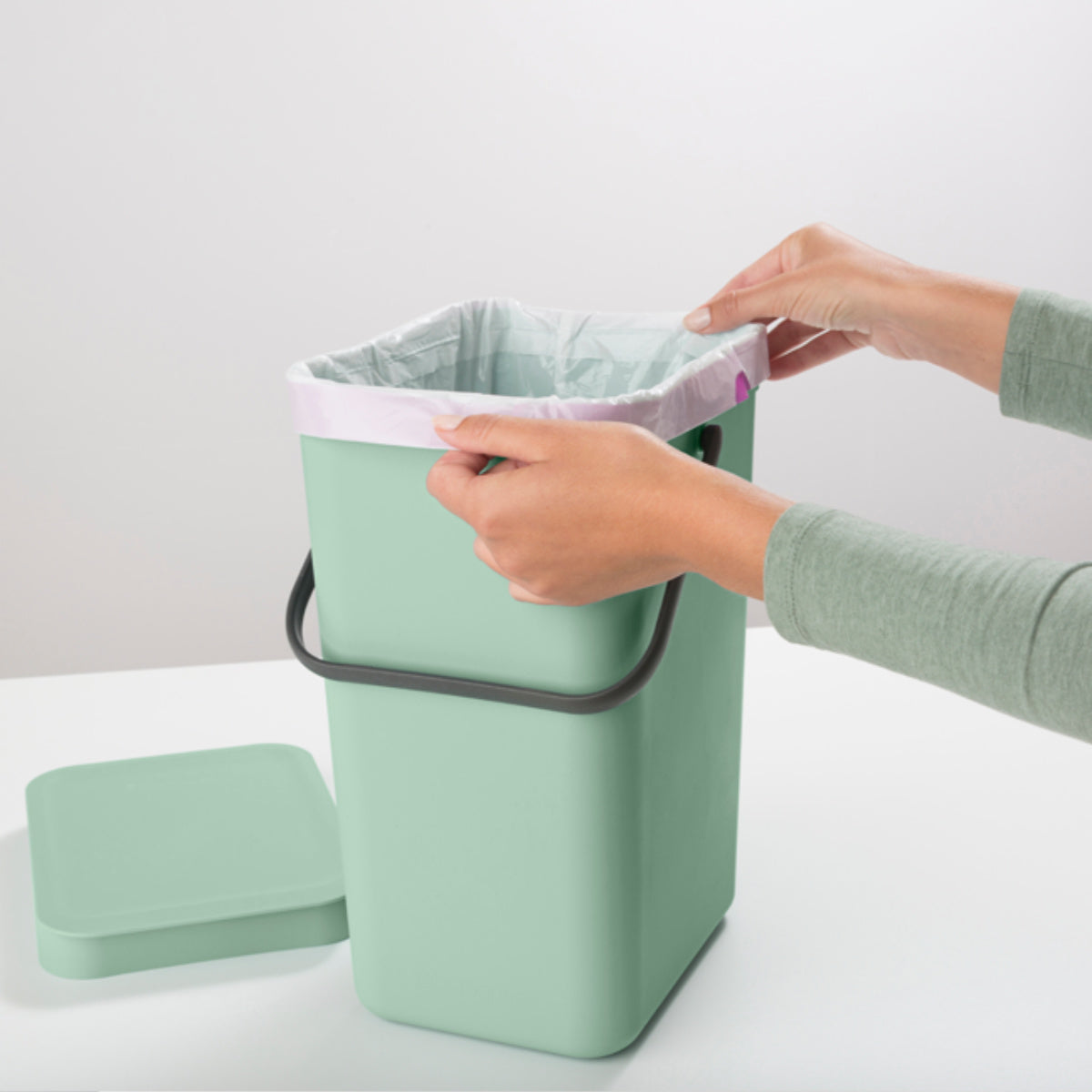 brabantia ゴミ箱 12L ソート&ゴー ウェイストビン ふた付き