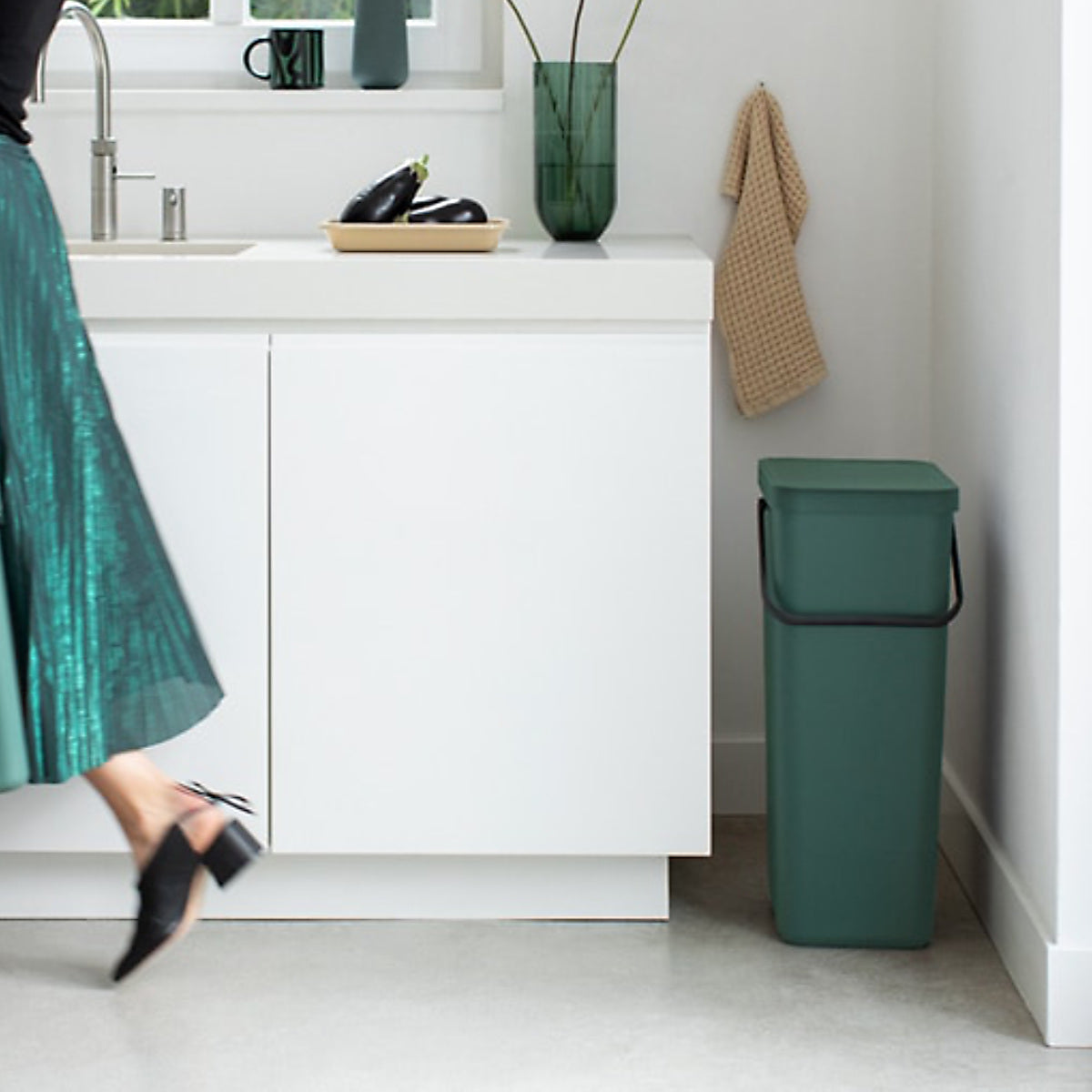 brabantia ゴミ箱 40L ソート&ゴー ふた付き