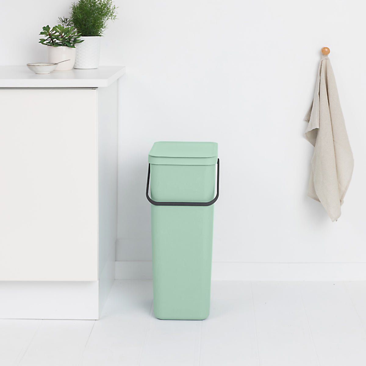 brabantia ゴミ箱 40L ソート&ゴー ふた付き