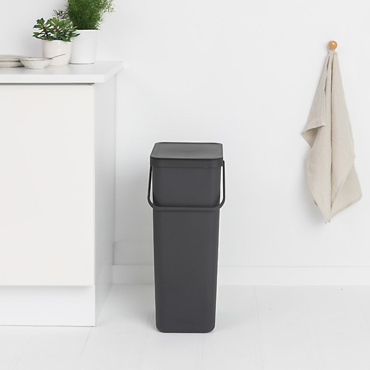 brabantia ゴミ箱 40L ソート&ゴー ふた付き