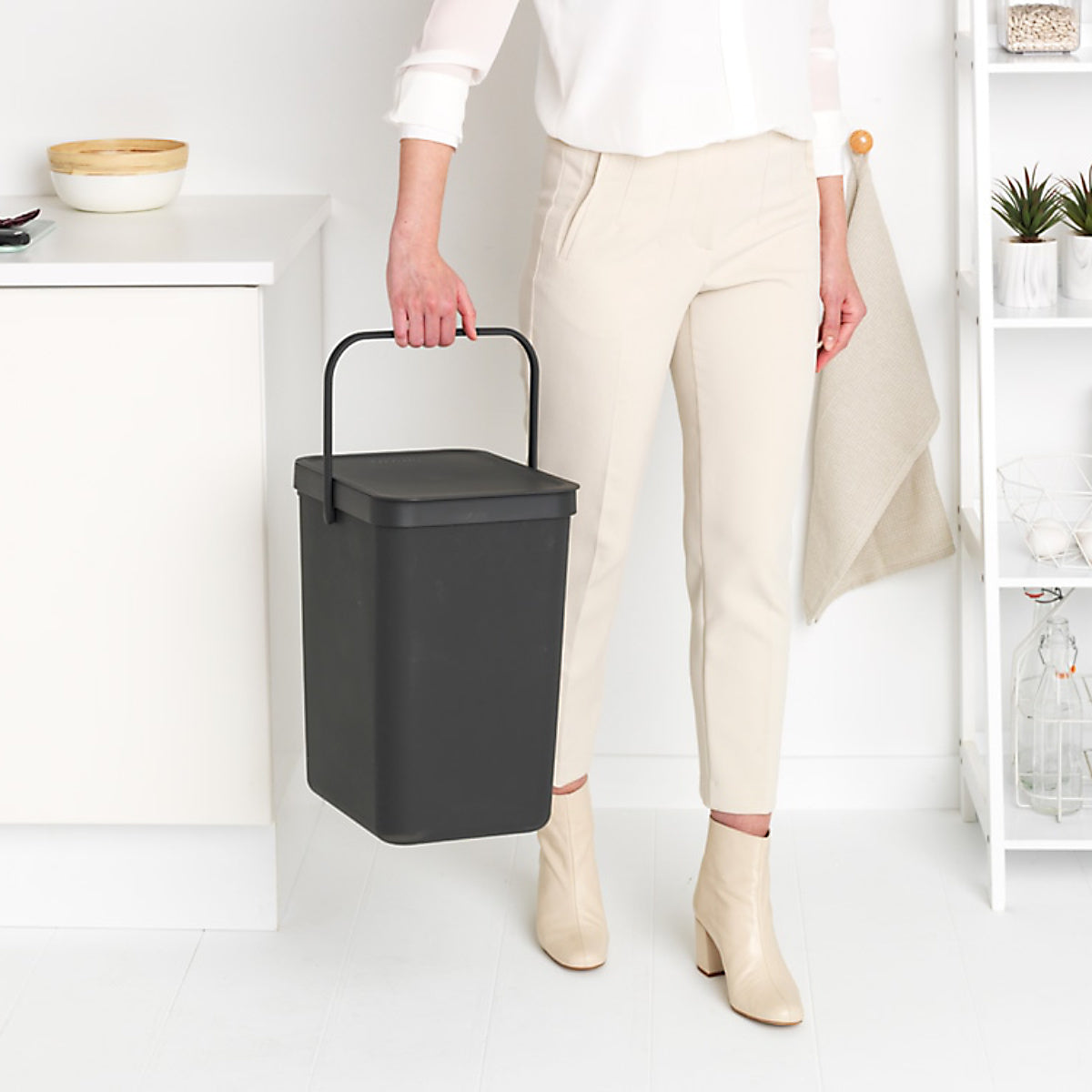 brabantia ゴミ箱 25L ソート&ゴー ふた付き