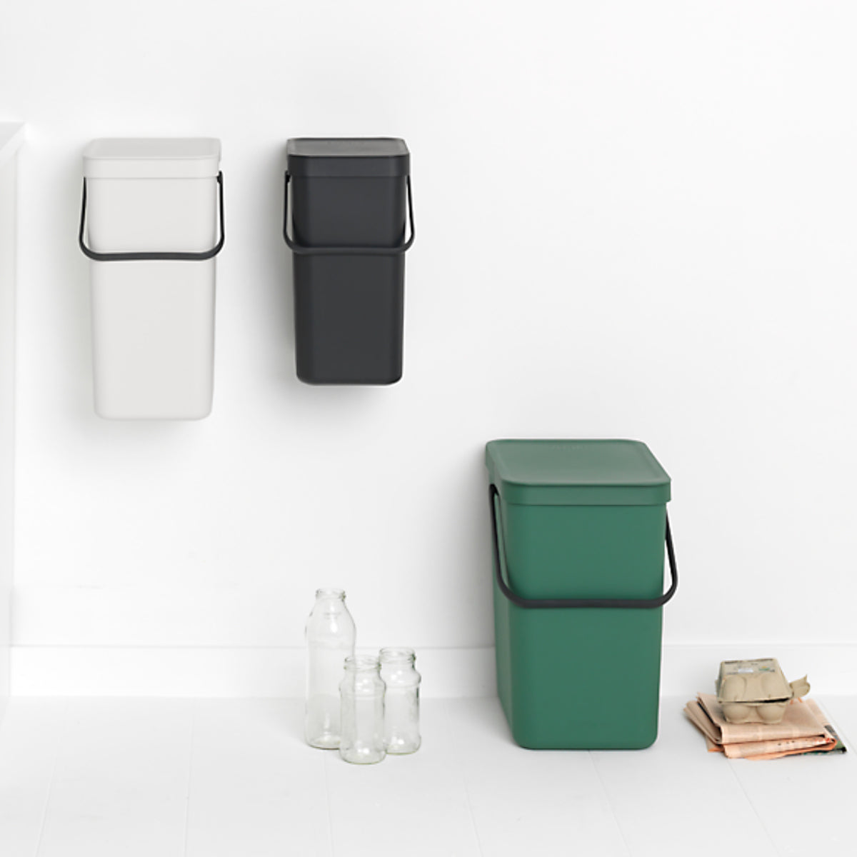 brabantia ゴミ箱 25L ソート&ゴー ふた付き