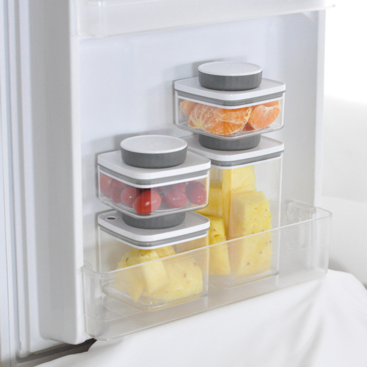 ANKOMN 保存容器 300ml 密閉保存容器 エバーロック グレー UVカット