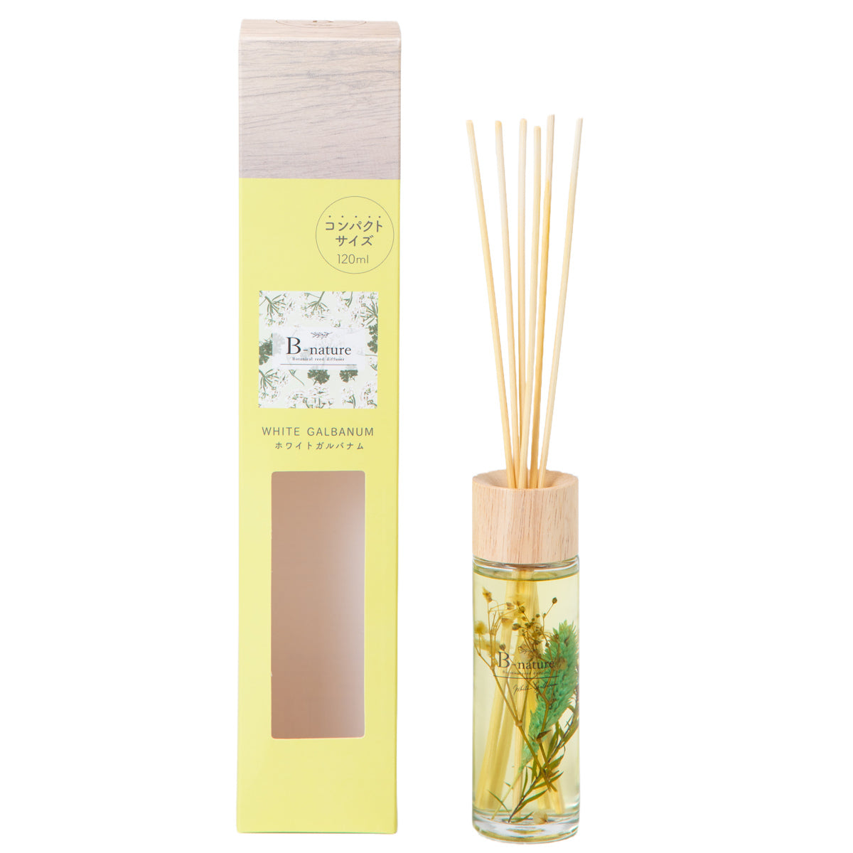 B-nature リードディフューザー 120ml 箱入り