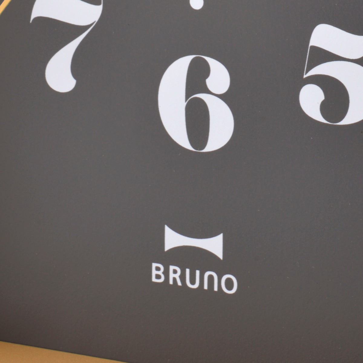 BRUNO 置掛両用時計 ウッドハウスクロック 連続秒針