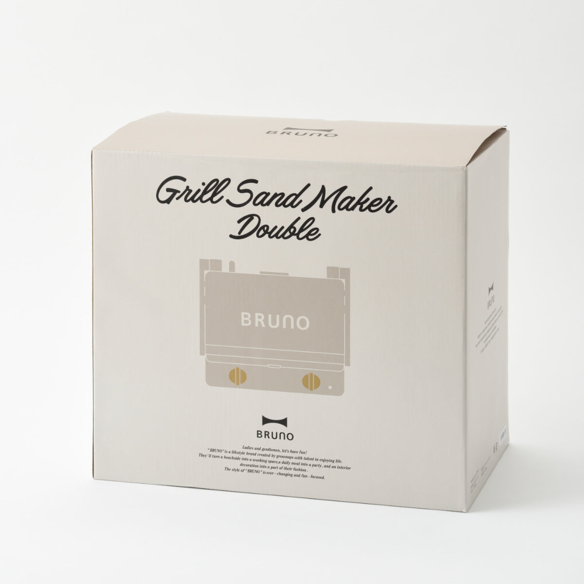 BRUNO グリルサンドメーカー ダブル 両面焼き 900W