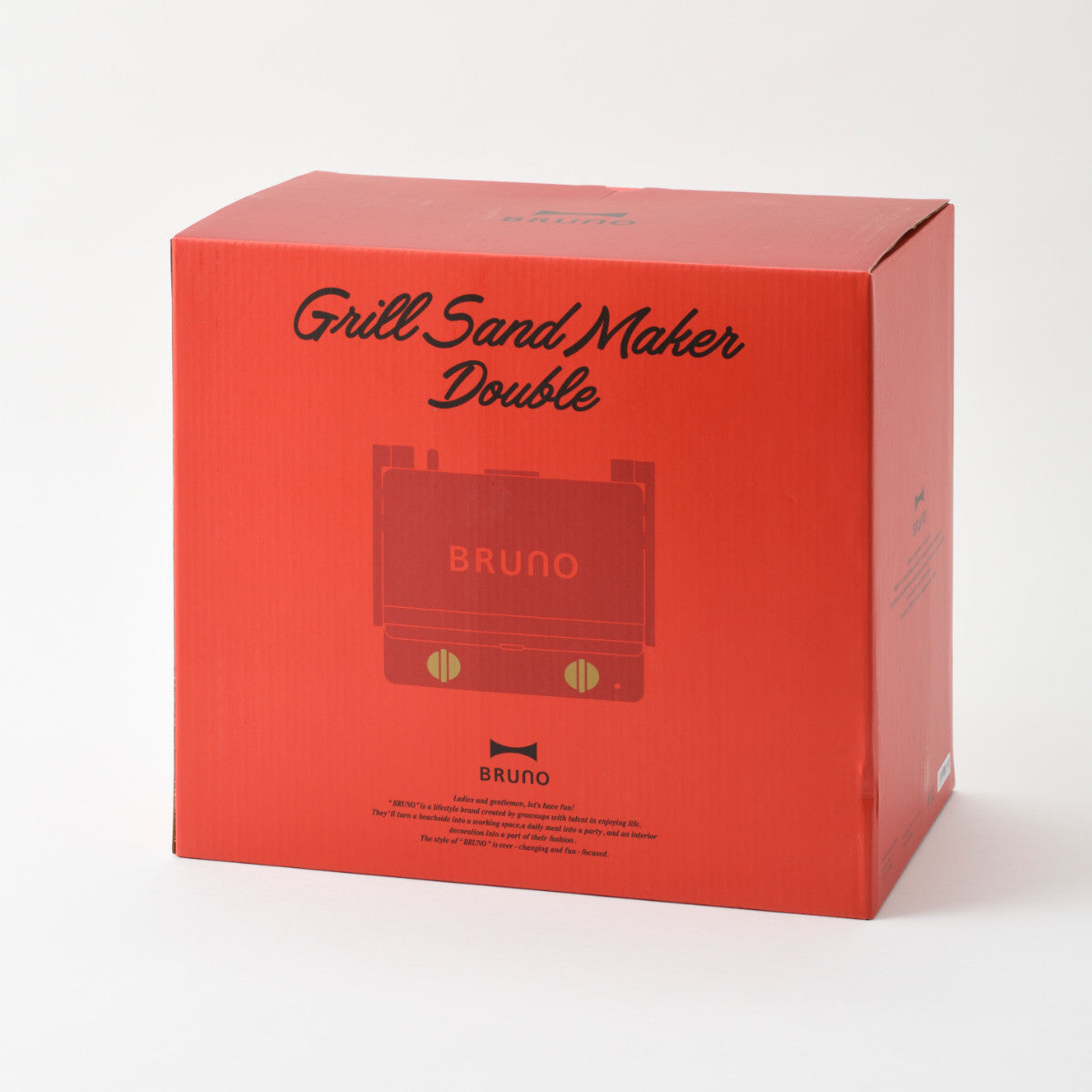 BRUNO グリルサンドメーカー ダブル 両面焼き 900W