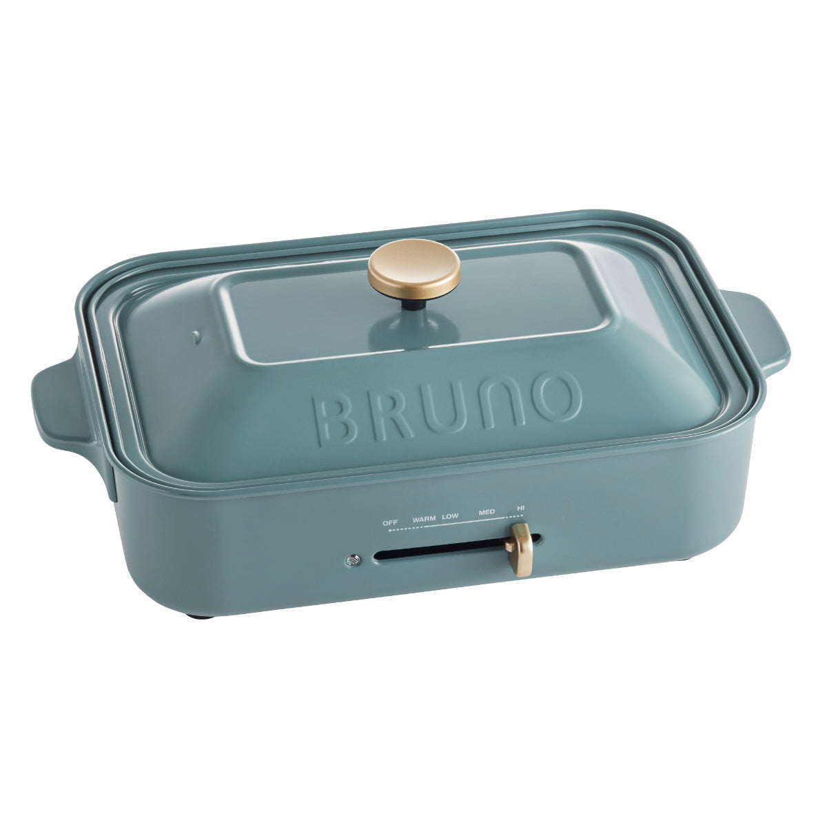 BRUNO コンパクトホットプレート 限定カラー たこ焼きプレート付き 蓋付き