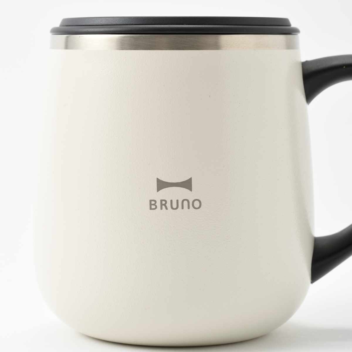 BRUNO マグカップ 320ml 蓋つきステンレスマグ short