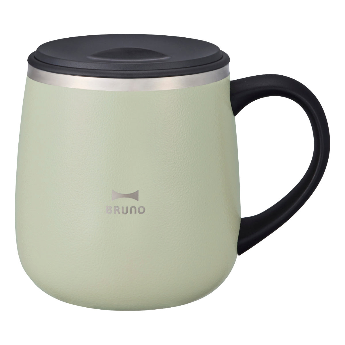 BRUNO マグカップ 320ml 蓋つきステンレスマグ short