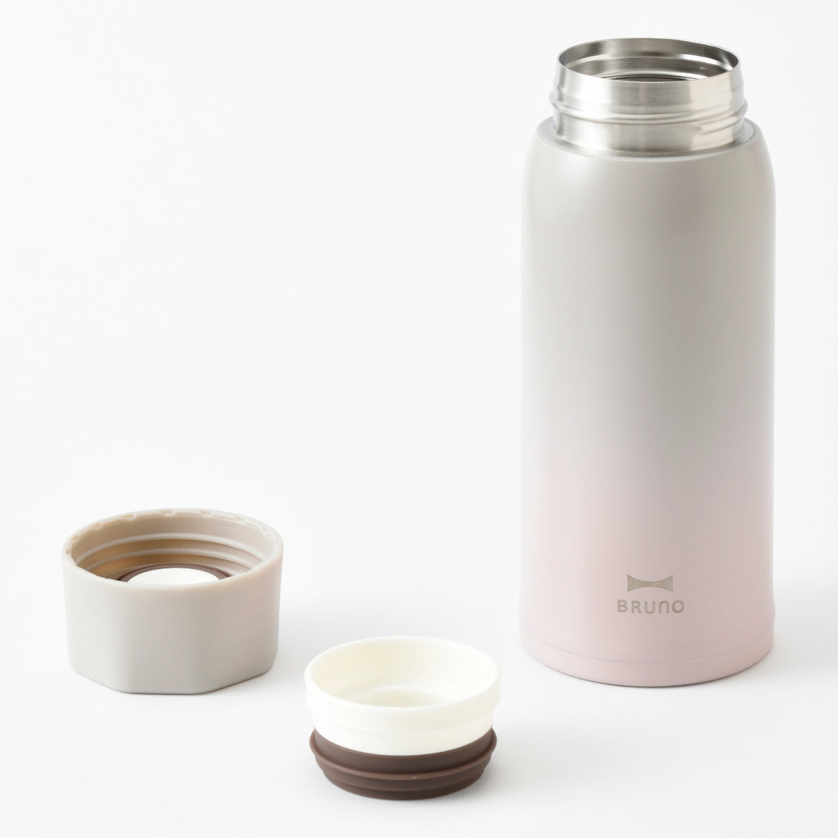 BRUNO 水筒 350ml 軽量 ステンレス スクリューボトル medium 保温 保冷