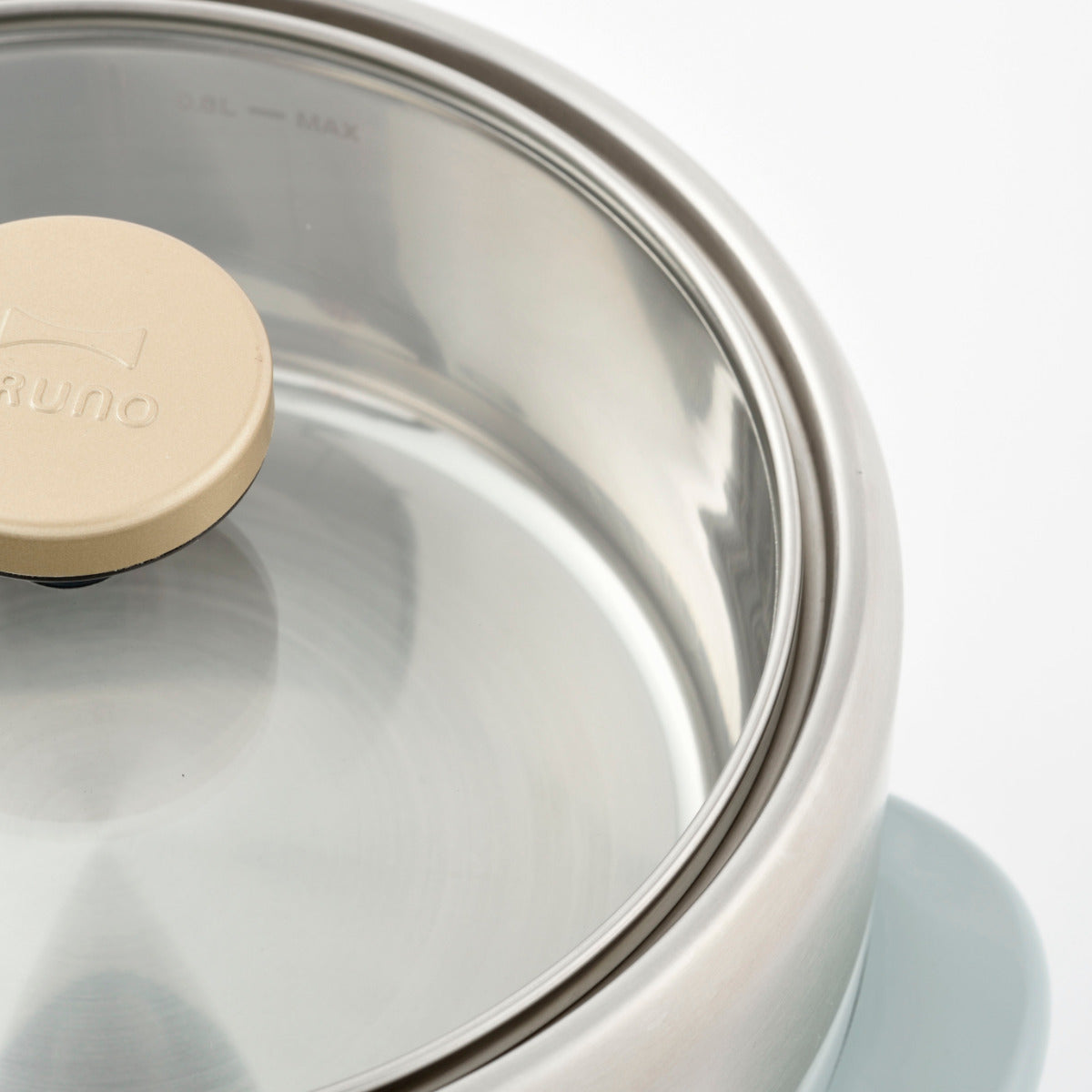 BRUNO コンパクトマルチグリルポット ステンレス蒸し器付き グリルプレート付き