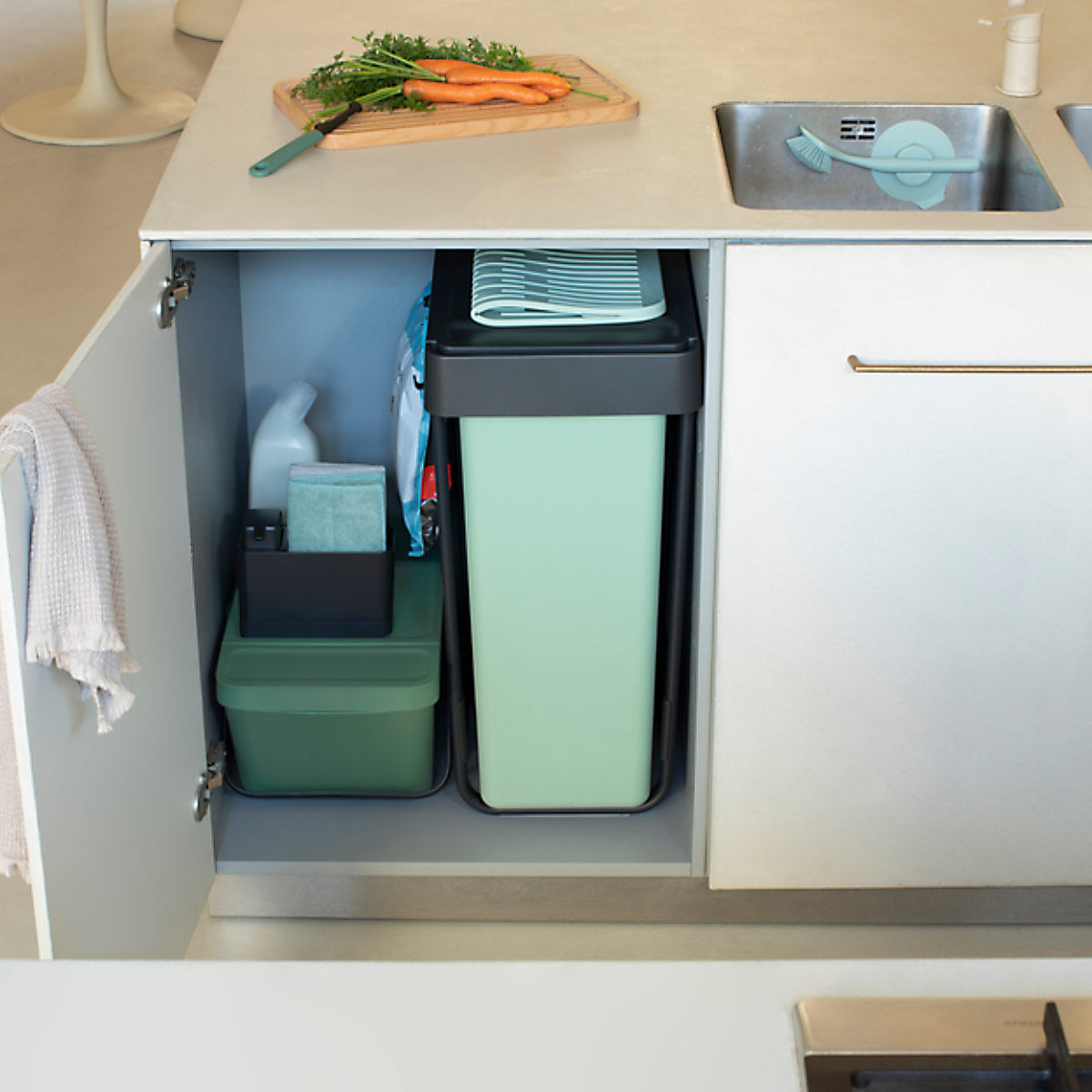 brabantia ゴミ箱 2×30L ビュルトインビン