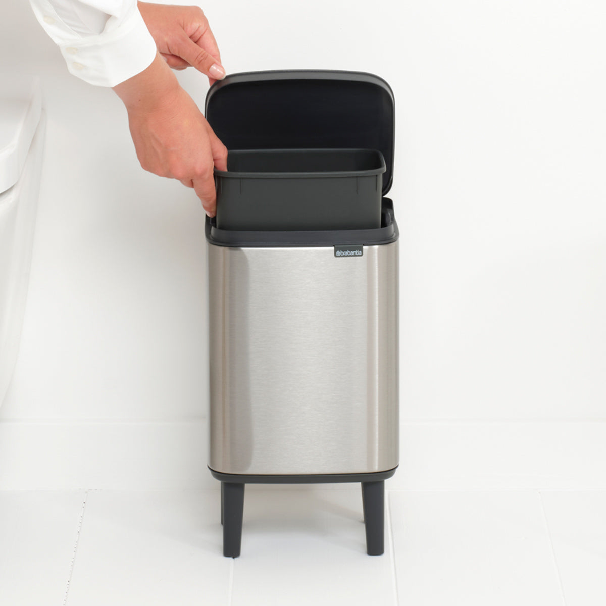 brabantia ゴミ箱 4L オープン式 Bo Waste Bin Hi FPPマット
