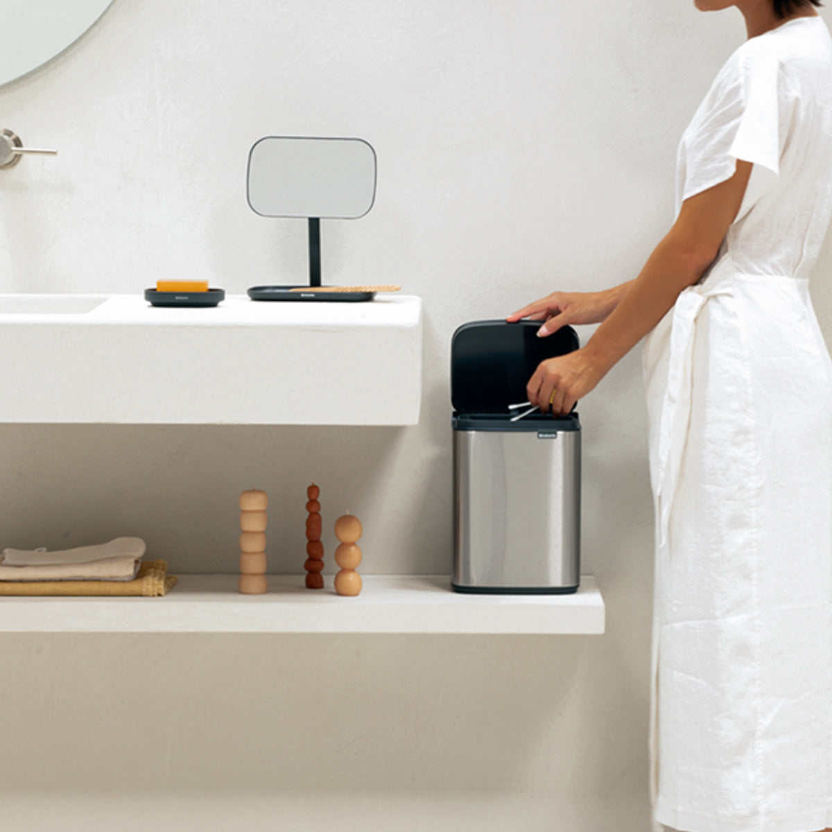 brabantia ゴミ箱 4L オープン式 Bo Waste Bin FPPマット