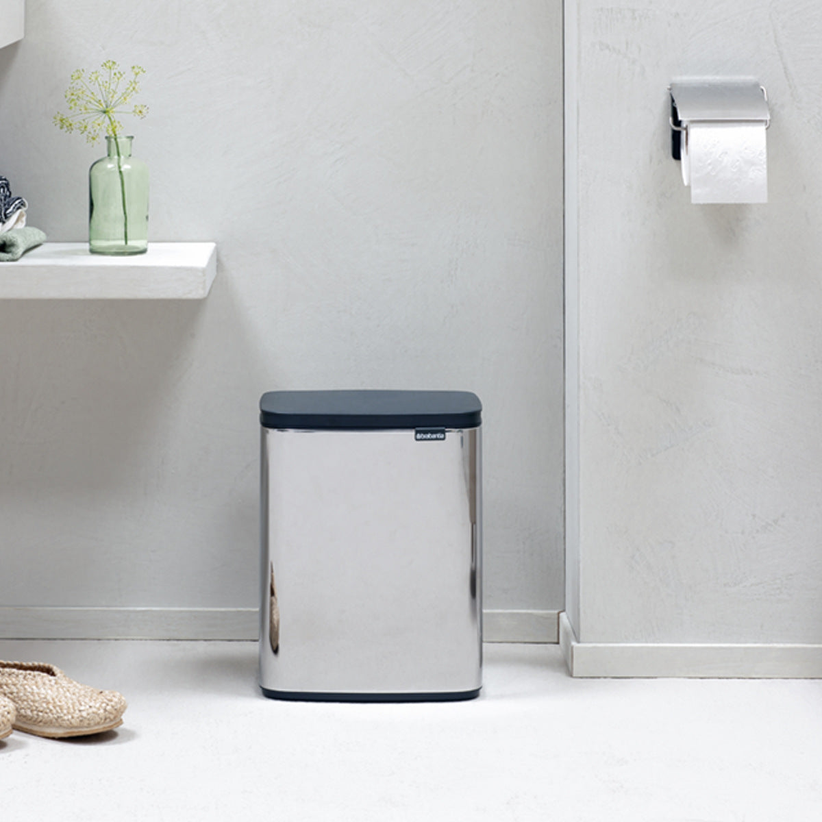 brabantia ゴミ箱 7L オープン式 Bo Waste Bin ブリリアントスチール