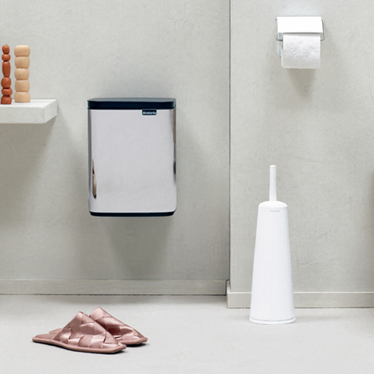 brabantia ゴミ箱 7L オープン式 Bo Waste Bin ブリリアントスチール