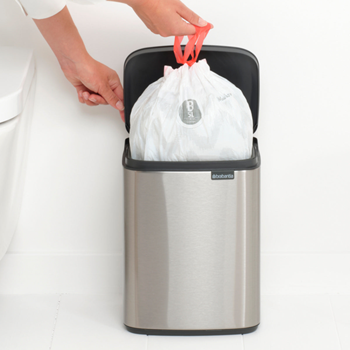 brabantia ゴミ箱 7L オープン式 Bo Waste Bin FPPマット