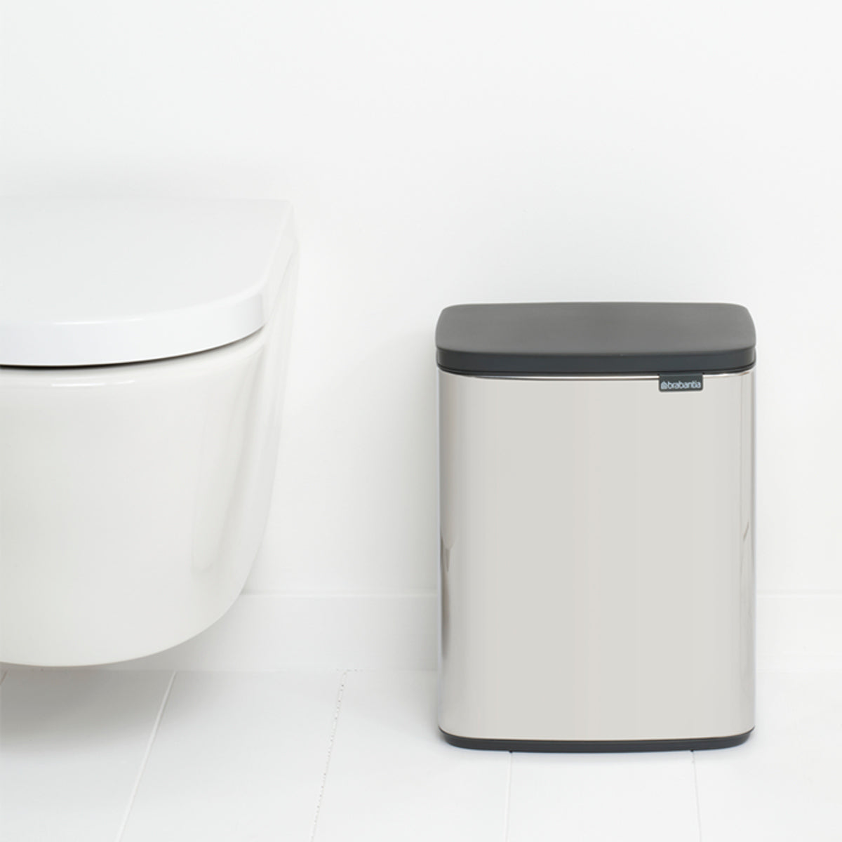 brabantia ゴミ箱 12L オープン式 Bo Waste Bin ブリリアントスチール
