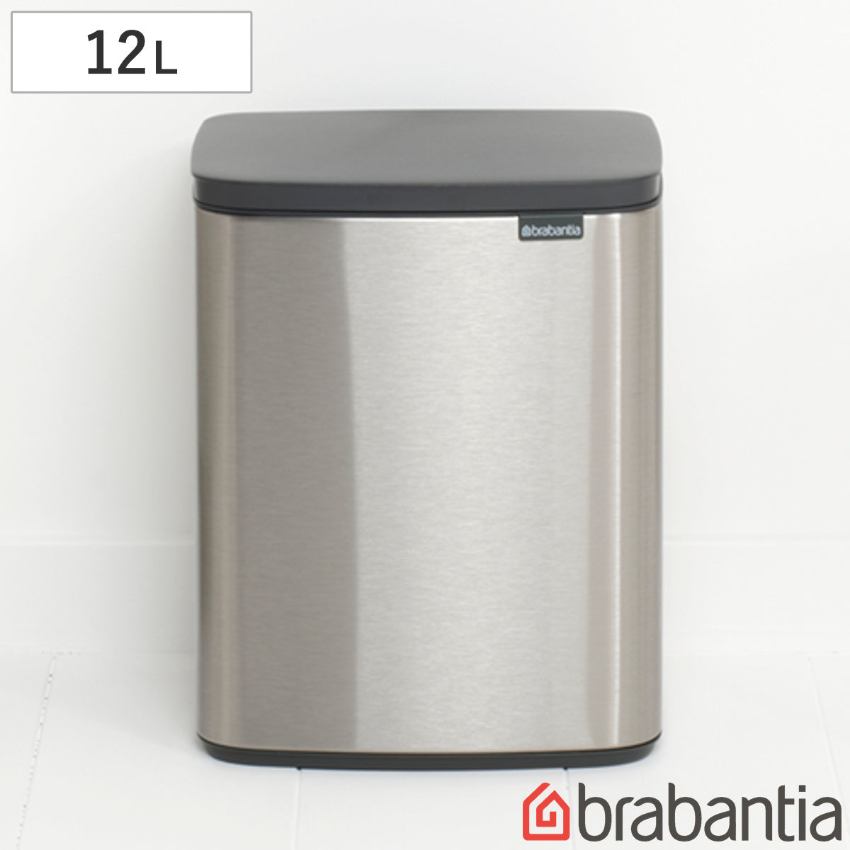 brabantia ゴミ箱 12L オープン式 Bo Waste Bin FPPマット