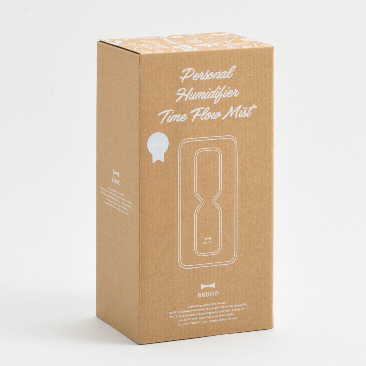 BRUNO 卓上加湿器 500ml TIMEFLOW MIST 超音波パーソナル加湿器 砂時計