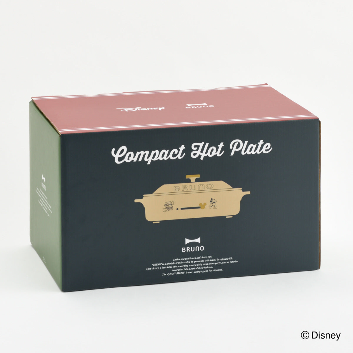 BRUNO コンパクトホットプレート DISNEY たこ焼きプレート付き 蓋付き