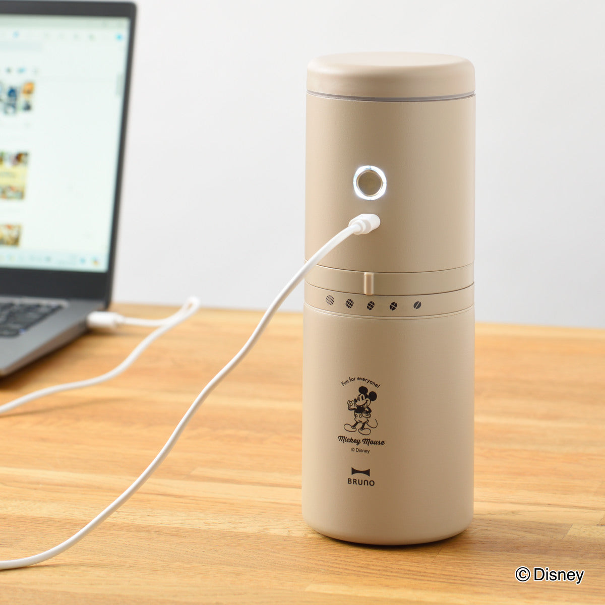 BRUNO コーヒーメーカー DISNEY 真空二重構造 パーソナル電動ミルコーヒーメーカー