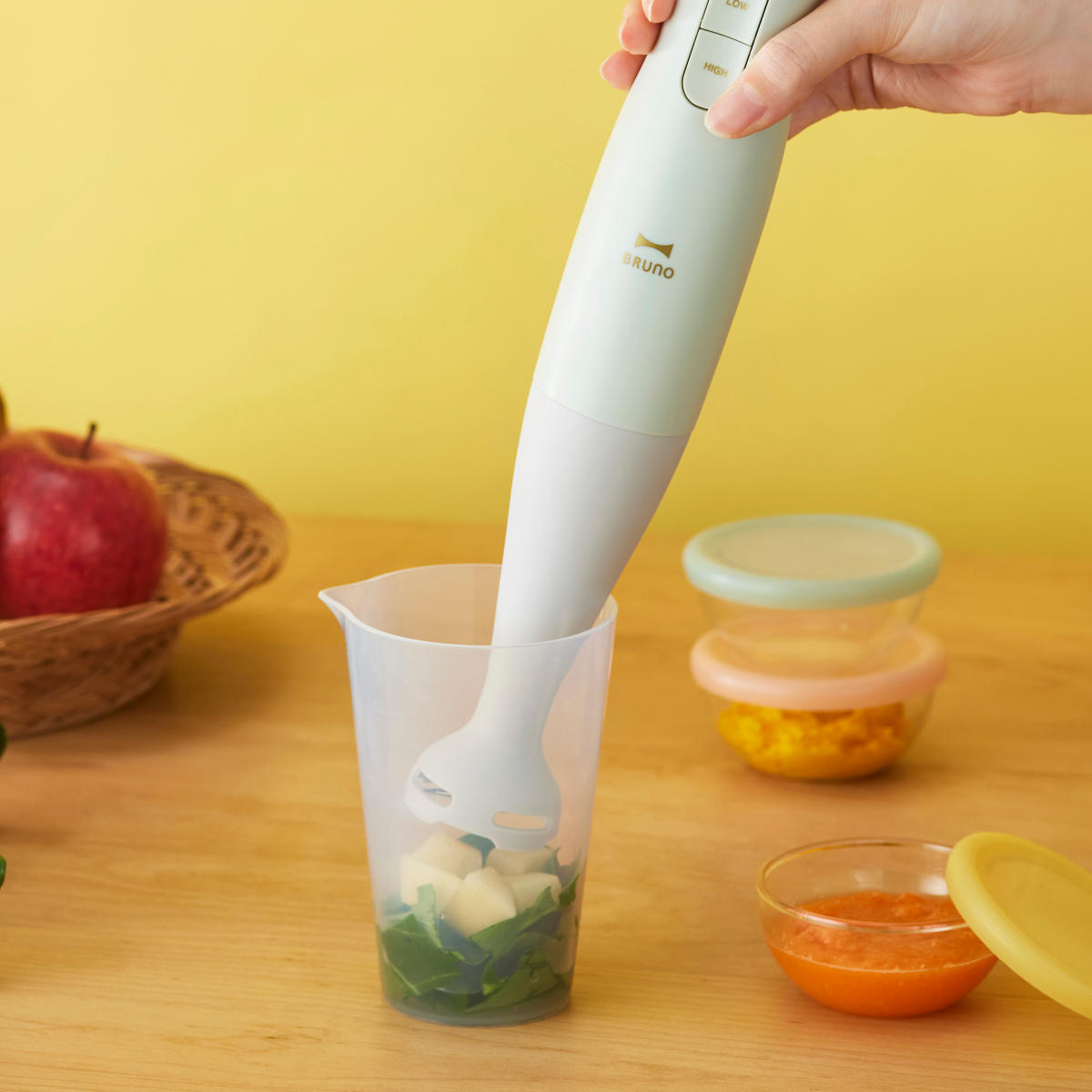 BRUNO ベビー用ブレードカップセット マルチスティックブレンダー専用 離乳食用