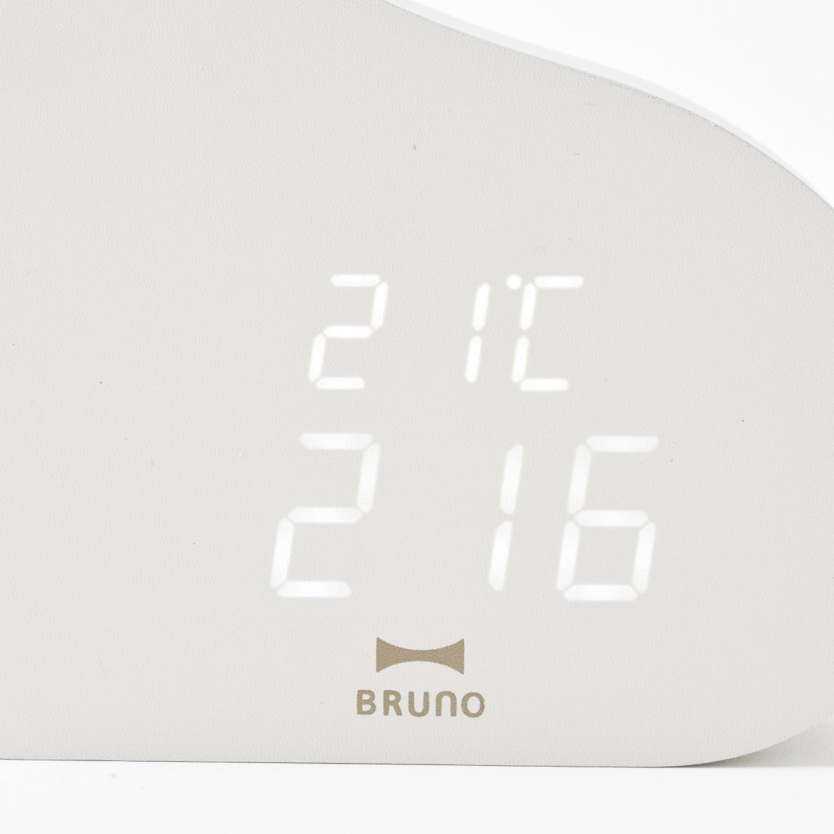 BRUNO 置き時計 モチーフクロック 温度計付き