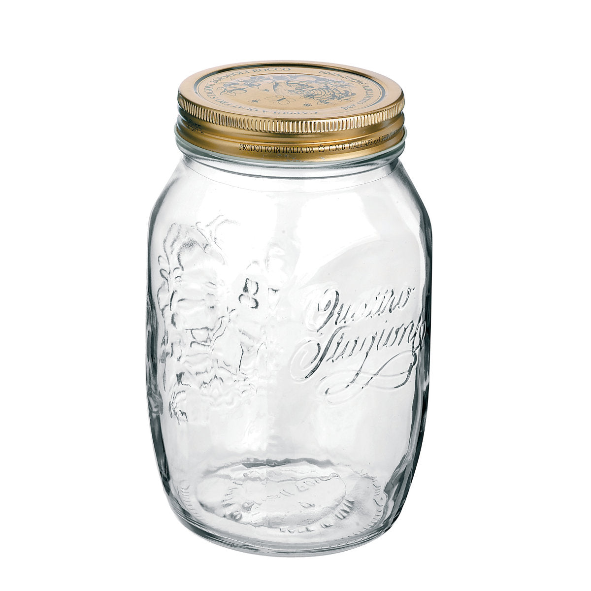 Bormioli Rocco ボルミオリ・ロッコ ガラス瓶 1L Q.S.JAR 1000cc