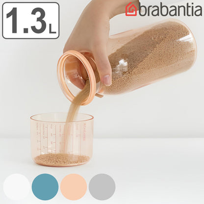 brabantia （ ブラバンシア ） ストレージジャーメジャーカップ付き 1.3L