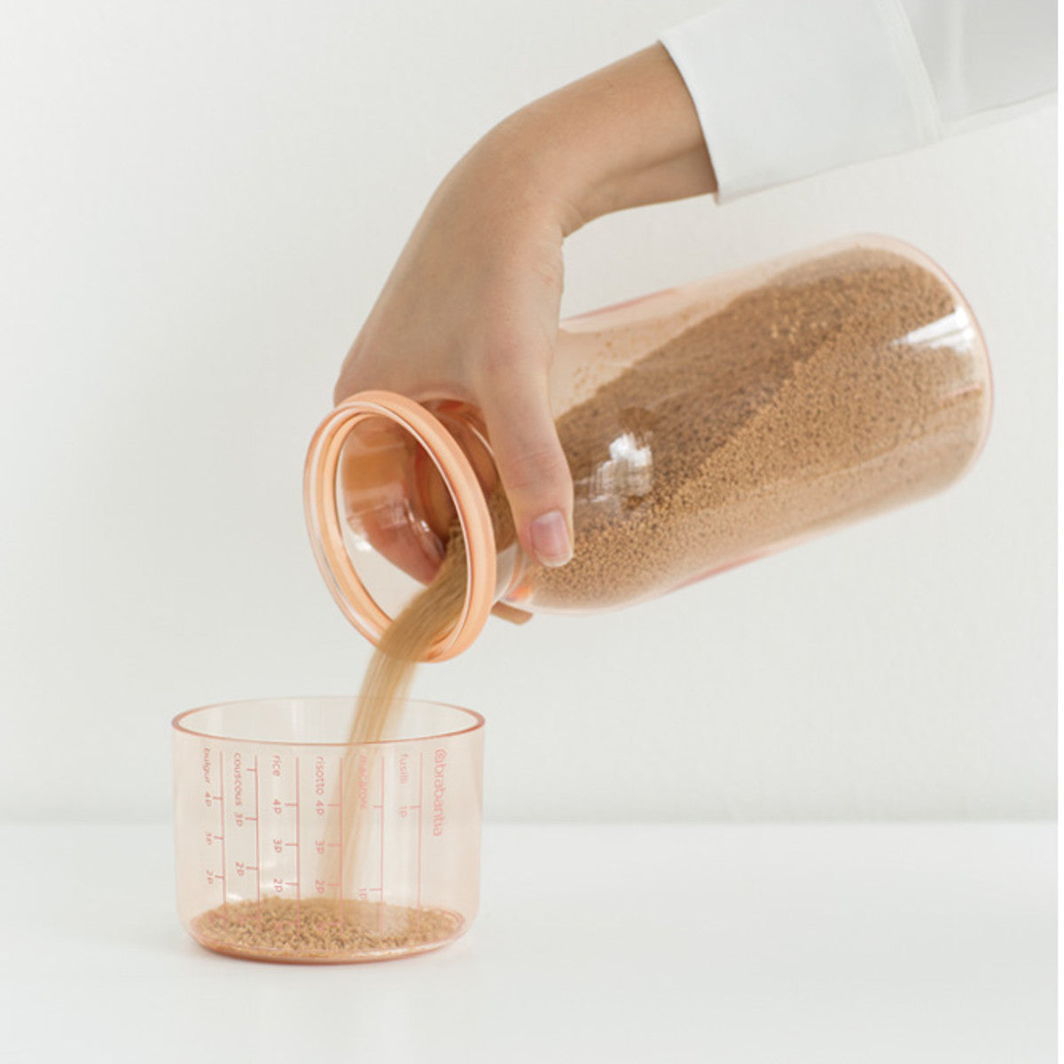 brabantia （ ブラバンシア ） ストレージジャーメジャーカップ付き 1.3L