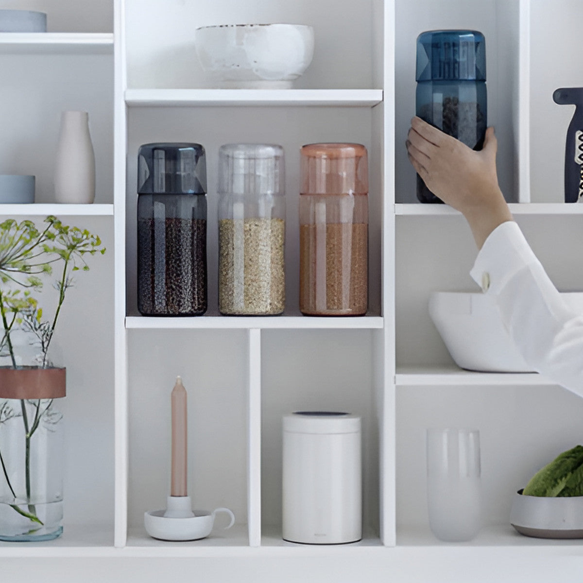 brabantia （ ブラバンシア ） ストレージジャーメジャーカップ付き 1.3L