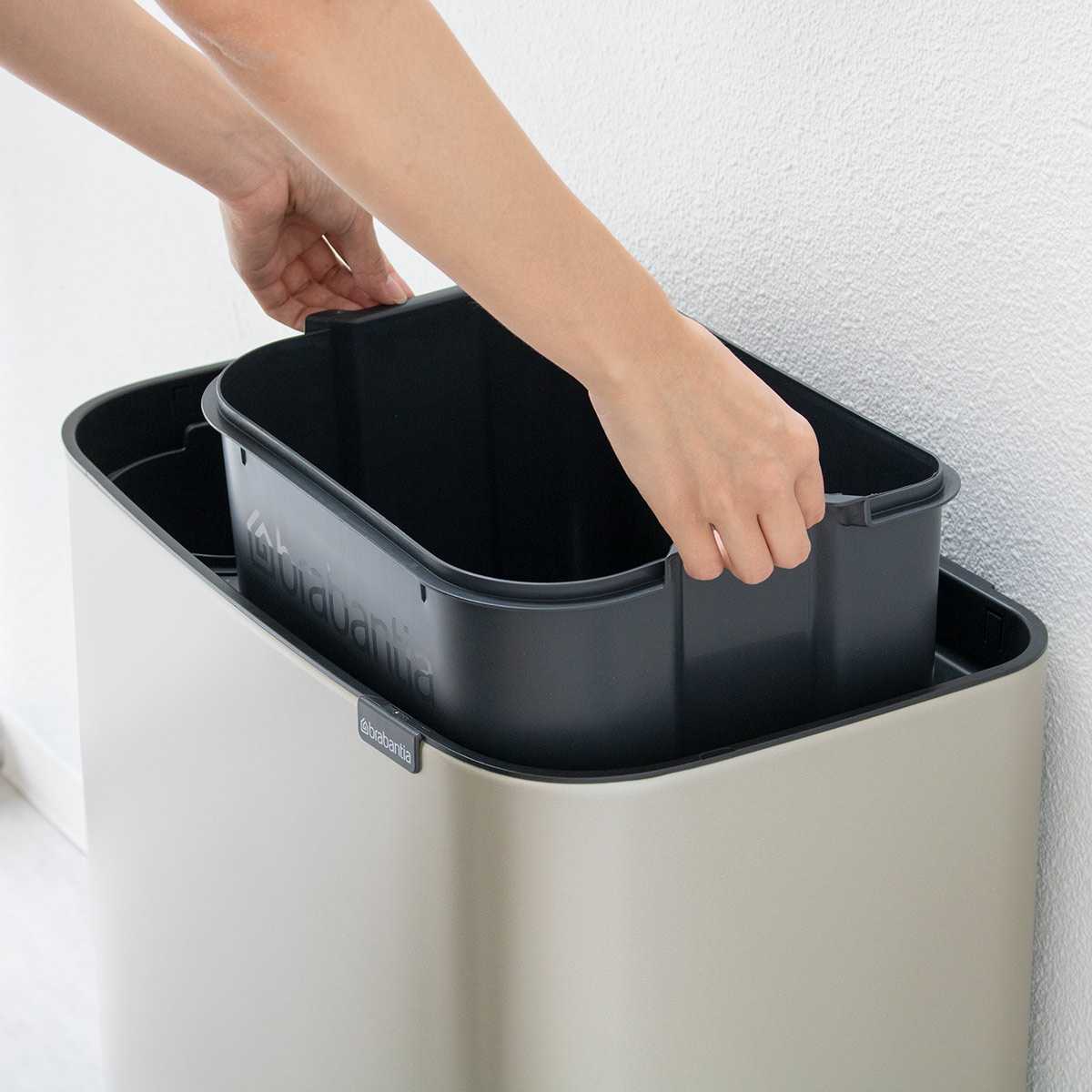 brabantia ゴミ箱 11L＋23L Boタッチビン