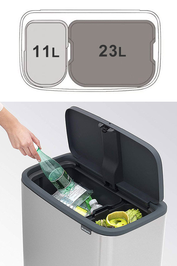 brabantia ゴミ箱 Boタッチビン FFPマット 11L 23L