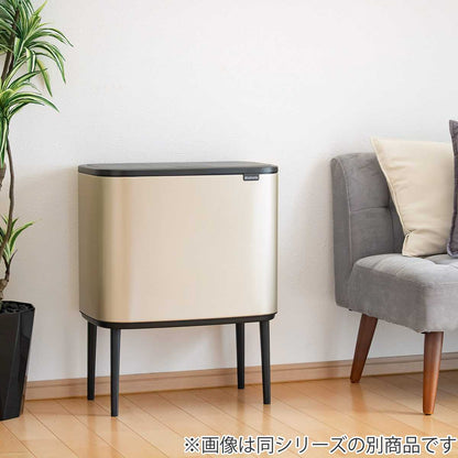 brabantia ゴミ箱 3×11L Boタッチビン FFPマット