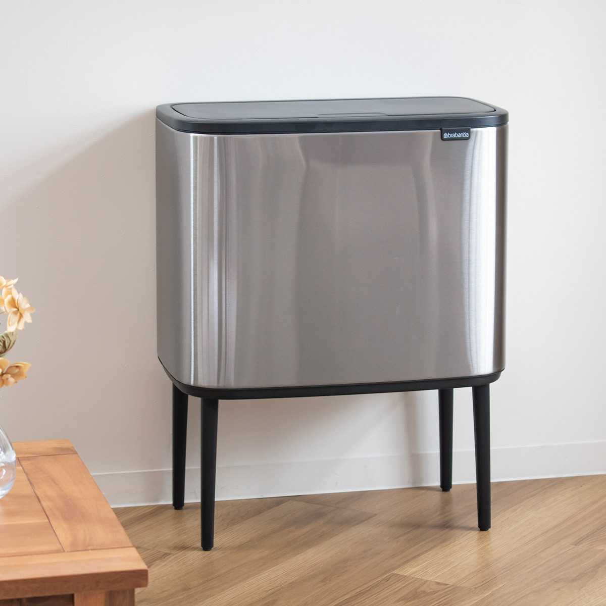 brabantia ゴミ箱 3×11L Boタッチビン FFPマット