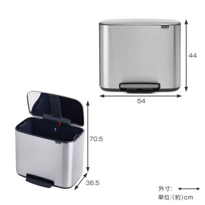 brabantia ゴミ箱 Boペダルビン FFPマット 36L ダストボックス ブラバンシア