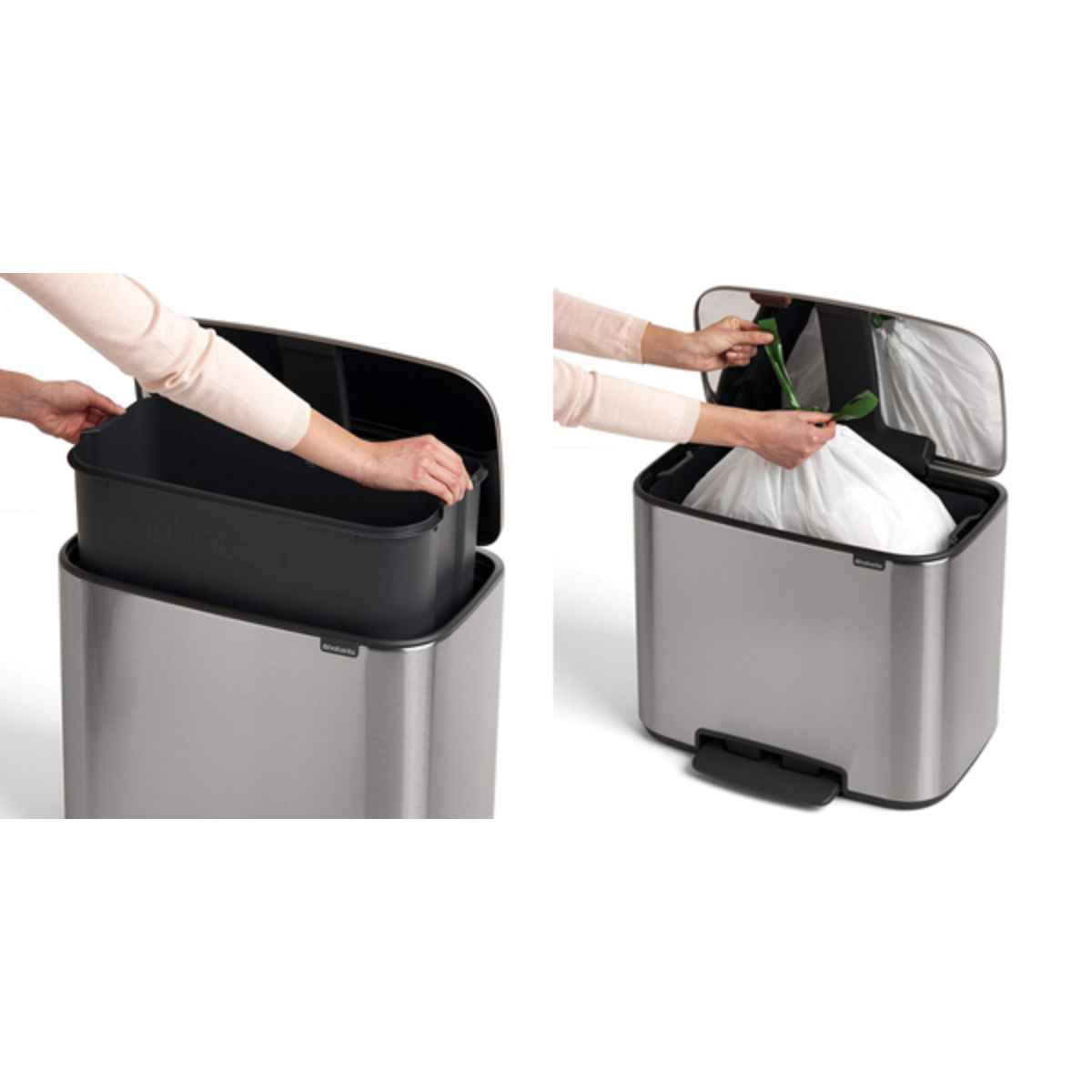 brabantia ゴミ箱 Boペダルビン FFPマット 36L ダストボックス ブラバンシア